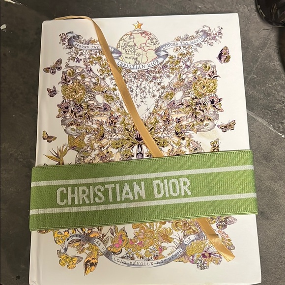Dior Other - Christian Dior Floral Notebook with Green Band